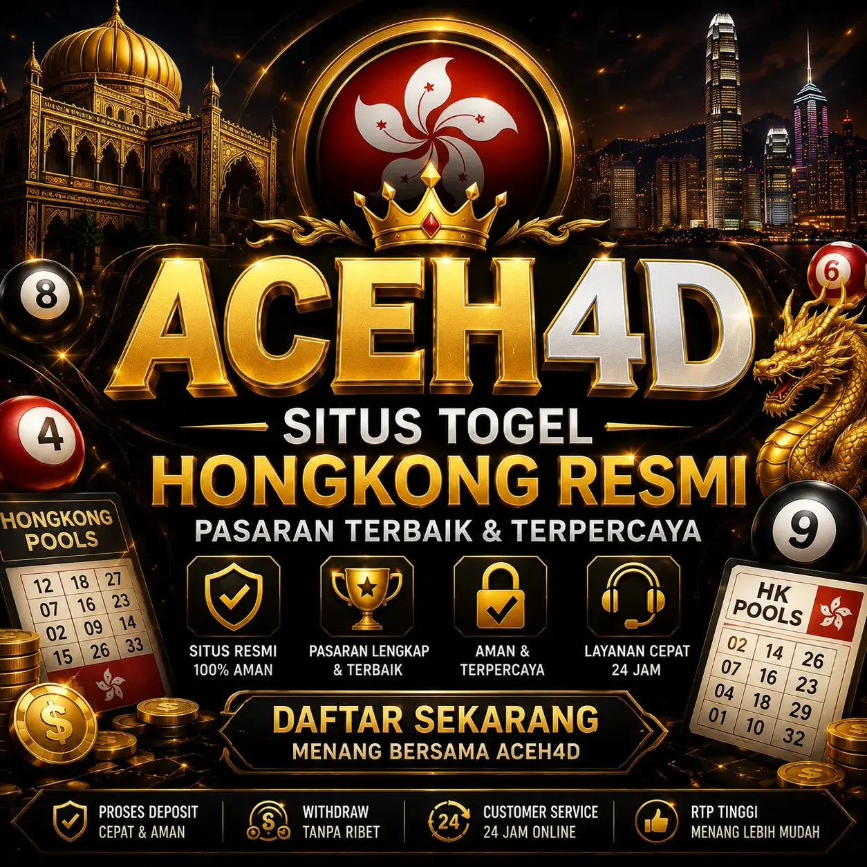 ACEH4D ✈️ Link Login Situs Togel 4D & Bandar Slot Gacor Dengan Fitur SLot Demo.